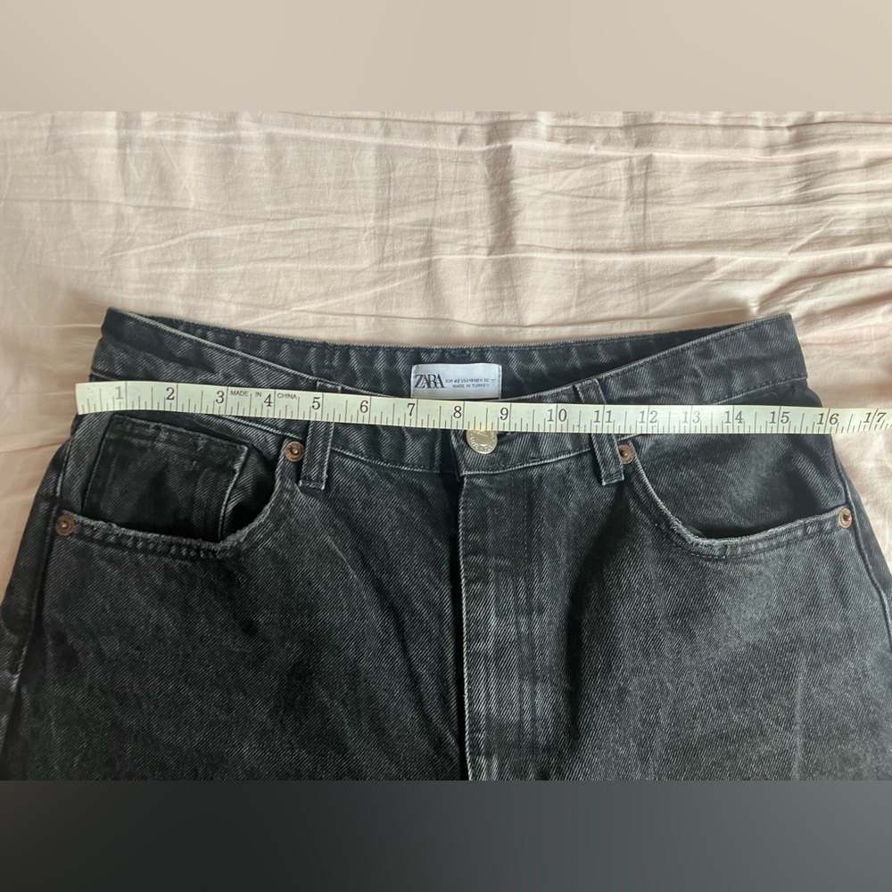 Zara Wide Leg Ripped Jeans - Picture 7 of 7